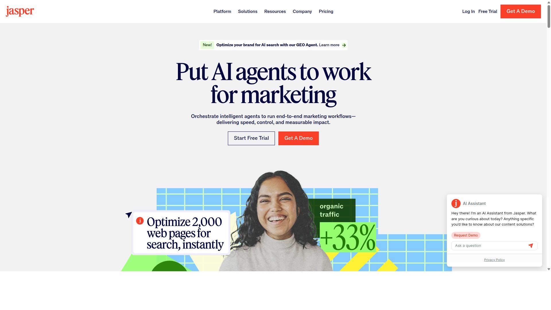Jasper website