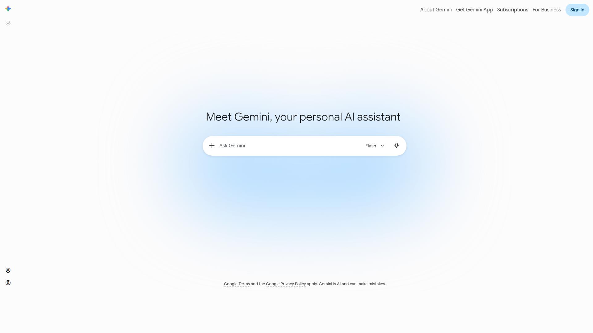 Gemini website